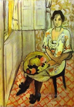  fauvista Pintura al %c3%b3leo - Mujer sentada 1919 fauvista